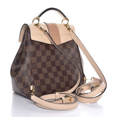 clapton lv|Louis Vuitton Clapton Backpack Damier Ebene Creme .